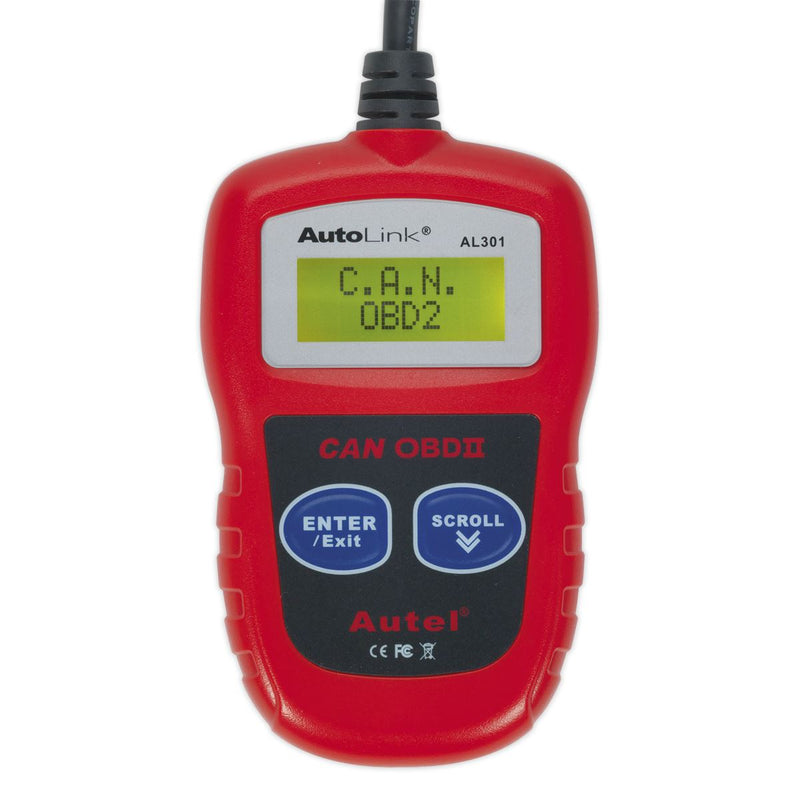 Sealey Autel EOBD Code Reader AL301 Sealey - Dynamic Drive