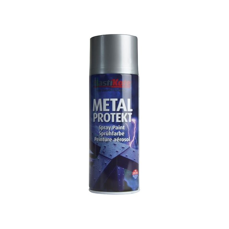 Plastikote Metal Protekt Spray Aluminium 400ml PlastiKote - Dynamic Drive