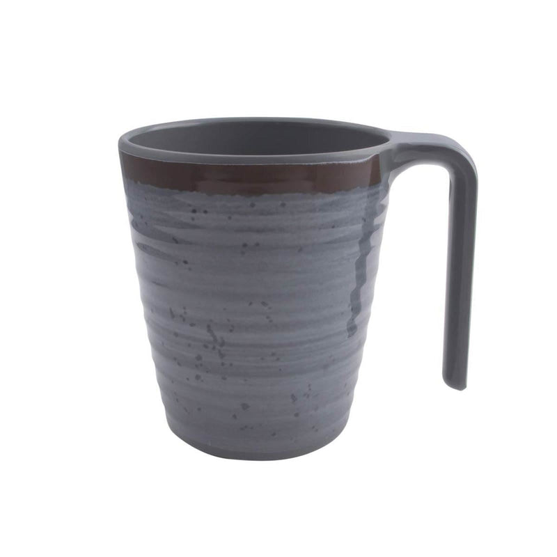 Bo-Camp Mug Halo L Melamine 4 Pieces Grey Bo-Camp - Dynamic Drive