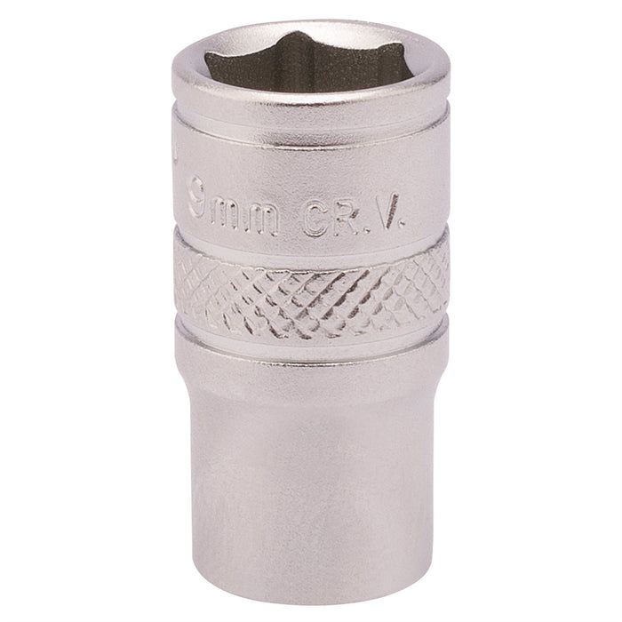 Draper Socket, 1/4" Sq. Dr., 9mm 82143 Draper - Dynamic Drive