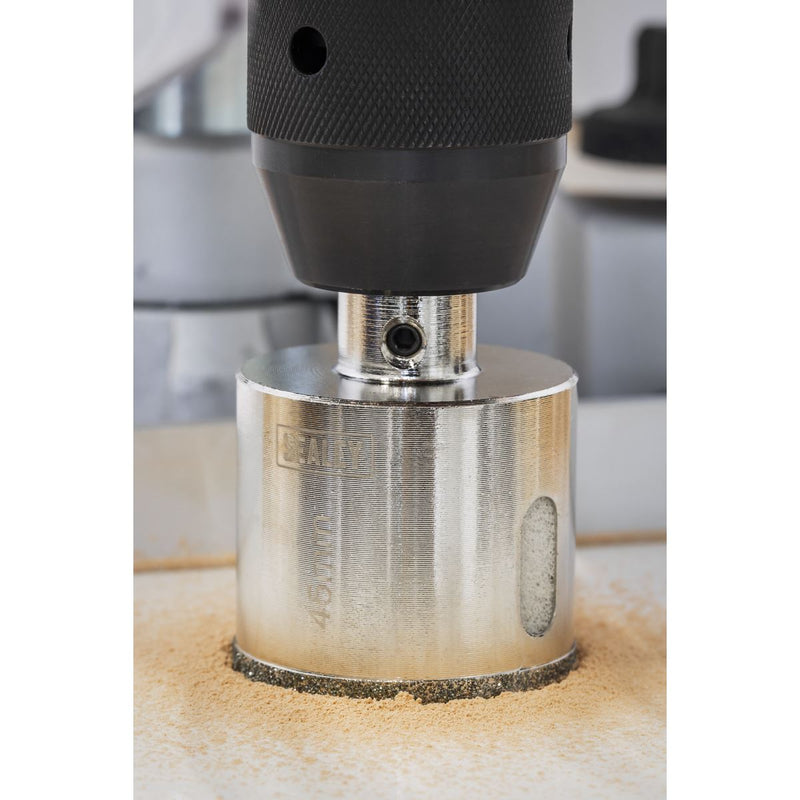 Sealey Electroplated Diamond Hole Saw 45mm DHS45 Sealey - Dynamic Drive
