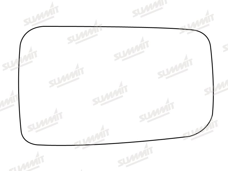Summit Stick-On Standard Mirror Glass fits Fiat Tipo Tempra LHS RHS Summit - Dynamic Drive