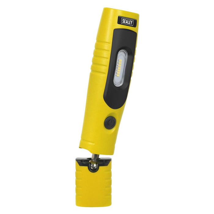 Sealey Rechargeable 360 Inspection Light 7 SMD & 3W SMD LED Yellow Lithium-ion Sealey - Dynamic Drive