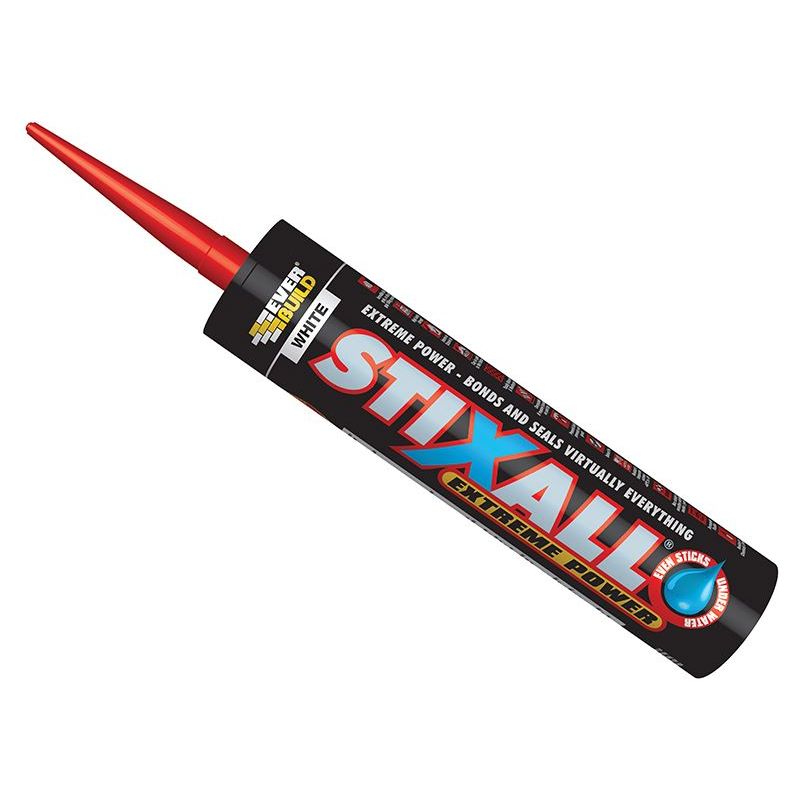 Everbuild Sika Stixall Extreme Power Cartridge Clear 290ml Everbuild Sika - Dynamic Drive