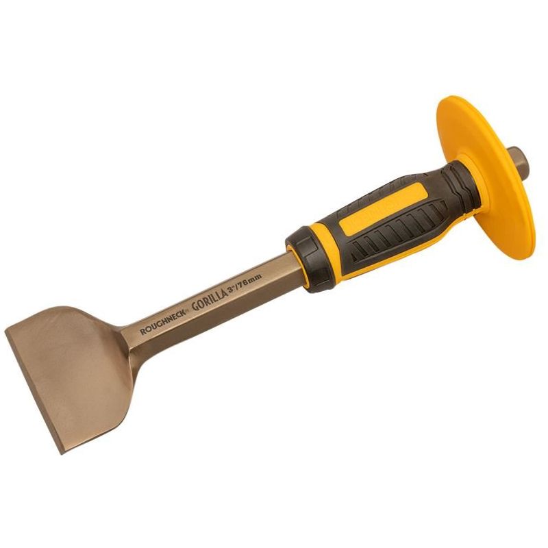 Roughneck Gorilla Brick Bolster with Non-Slip Hand Guard 76 x 279mm (3 x 11in) Roughneck - Dynamic Drive