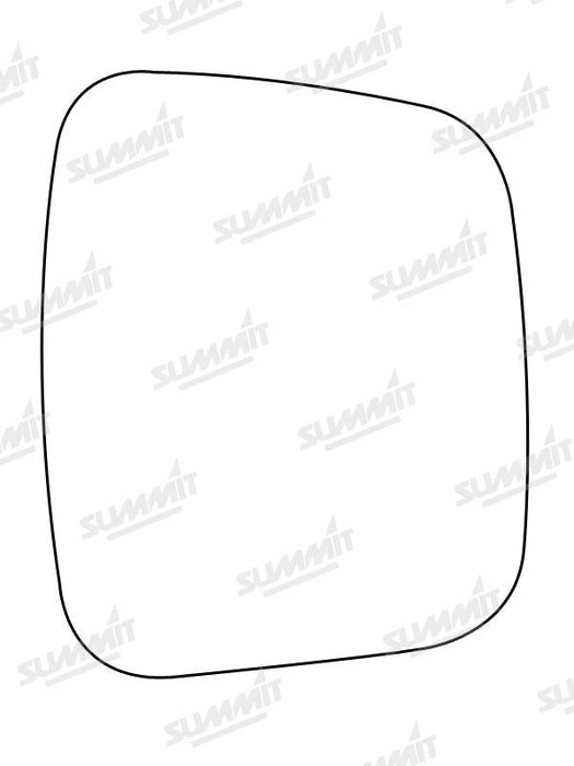 Summit Stick-On Commercial Mirror Glass fits Citroen Nemo, Fiat Fiorino RHS Summit - Dynamic Drive