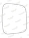 Summit Stick-On Commercial Mirror Glass fits Citroen Nemo, Fiat Fiorino RHS Summit - Dynamic Drive