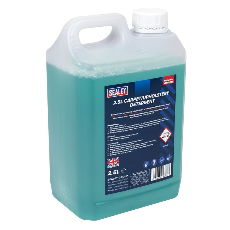 Sealey Carpet/Upholstery Detergent 2.5L VMR9225 Sealey - Dynamic Drive