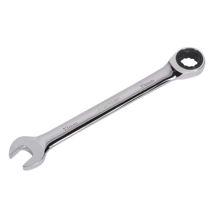 Sealey Ratchet Combination Spanner 13mm RCW13 Sealey - Dynamic Drive