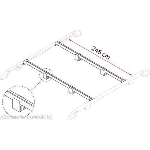 98655-075 FIXING BAR RAIL Fiamma  - Dynamic Drive