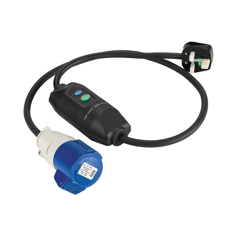 Defender In-Line RCD Lead 1m 230V Defender - Dynamic Drive