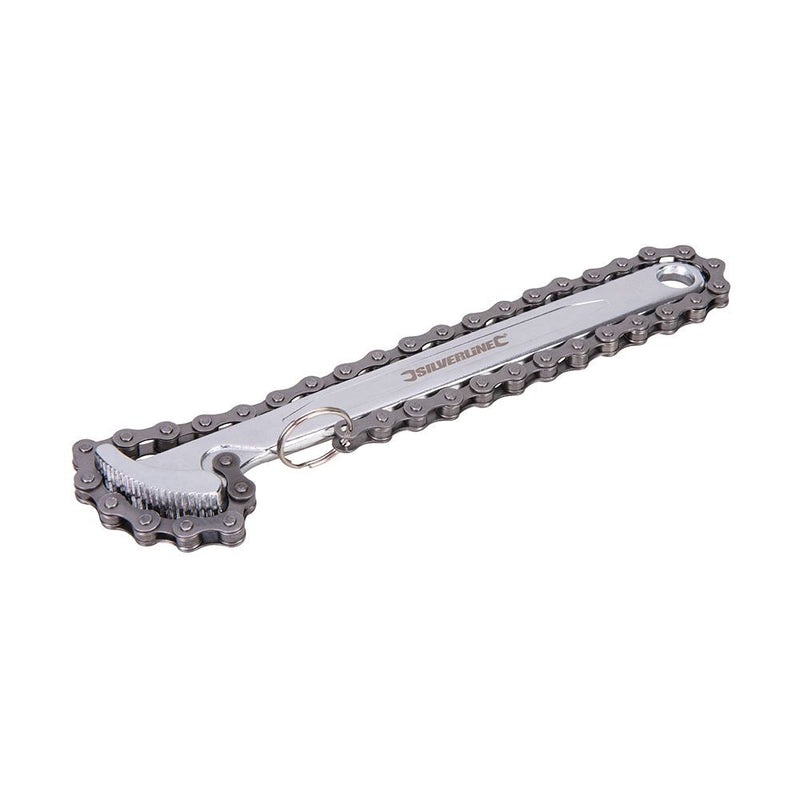 Silverline Oil Filter Chain Wrench 150mm Silverline - Dynamic Drive