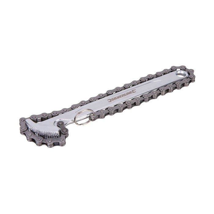 Silverline Oil Filter Chain Wrench 150mm Silverline - Dynamic Drive