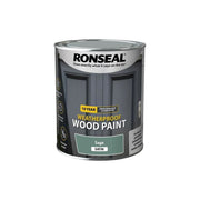 Ronseal 10 Year Weatherproof Wood Paint Sage Satin 750ml Ronseal - Dynamic Drive