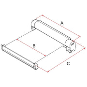 Fiamma F45s 300 Awning for VW T5/T6 Multivan / Transporter Long WB (RHD, Royal Grey, Deep Black) Fiamma - Dynamic Drive