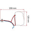 Fiamma VW T5/T6 Multivan Bracket Kit for F43 Awning LHD - Deep Black Fiamma - Dynamic Drive