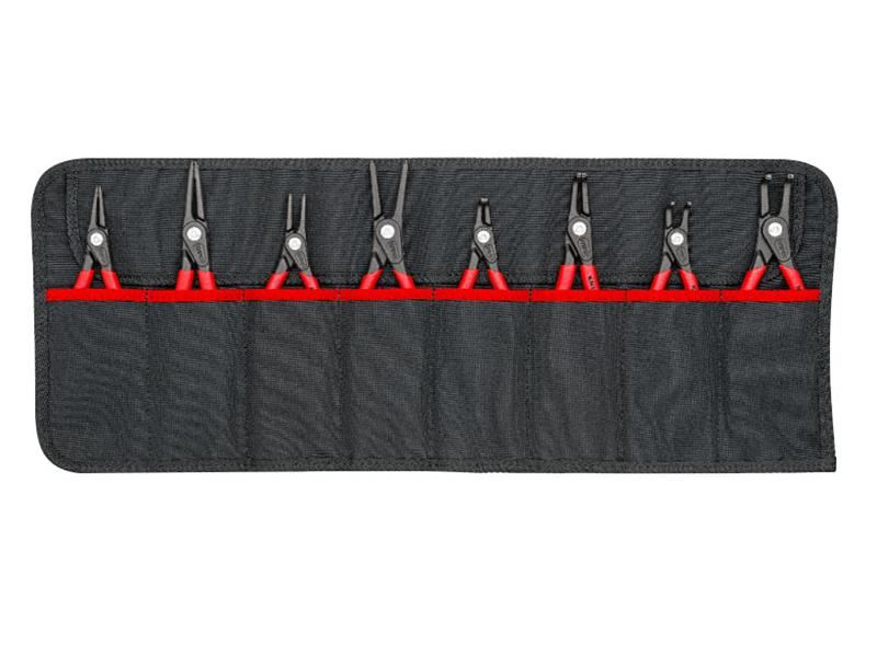 Knipex Tool Roll Circlip Plier Set, 8 Piece Knipex - Dynamic Drive