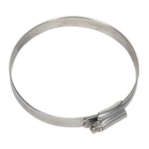 Sealey Hose Clip Stainless Steel 80-100mm Pack of 5 SHCSS4 Sealey  - Dynamic Drive