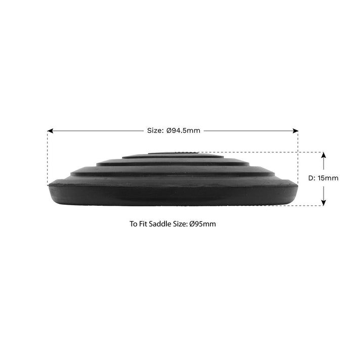 Sealey Safety Rubber Jack Pad Type C JP13 Sealey - Dynamic Drive