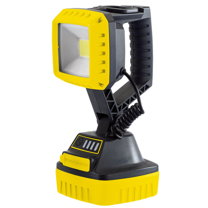 Draper COB LED Rechargeable Worklight, 10W, 1,000 Lumens, Yellow, 4 x 2.2Ah Batt Draper - Dynamic Drive
