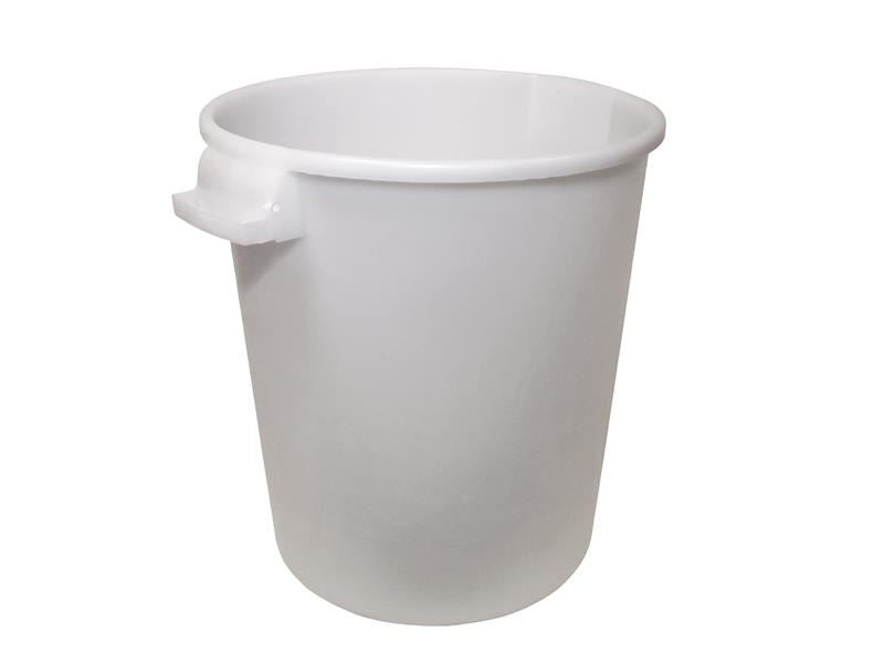 Faithfull Builder's Bucket 50 litre (10 gallon) - White Faithfull - Dynamic Drive