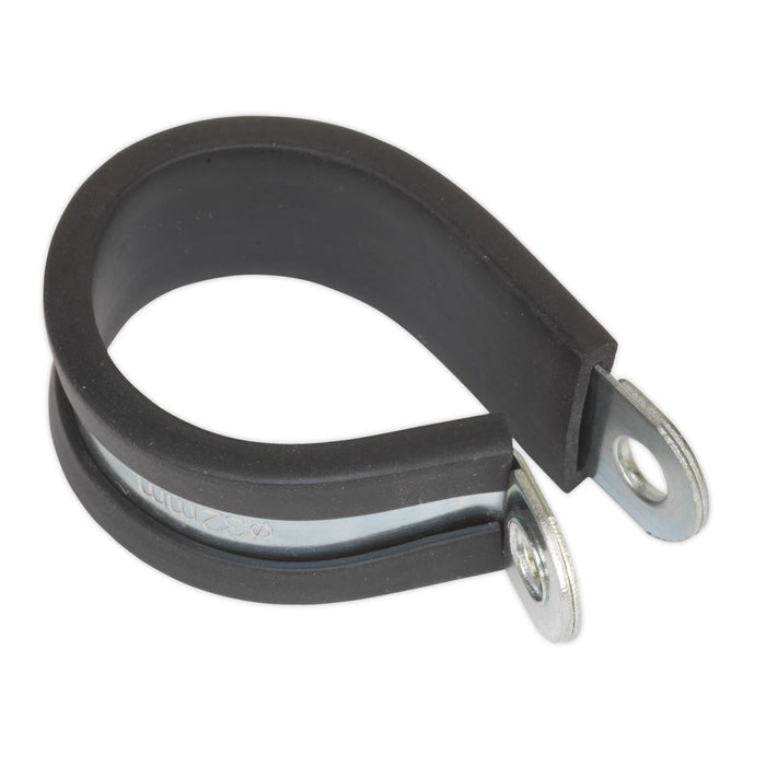 Sealey P-Clip Rubber Lined35mm Pack of 25 PCJ35 Sealey - Dynamic Drive