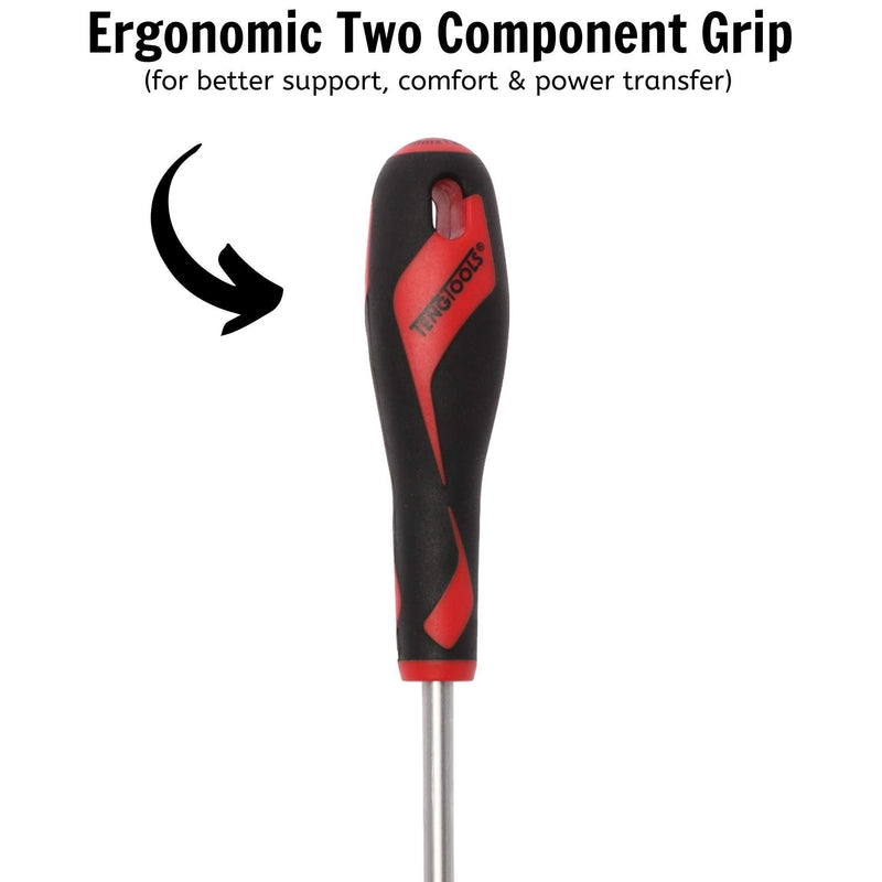 Teng Tools Flat Screwdriver 1.2 x 6.5 x 150mm M Teng Tools - Dynamic Drive