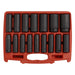 Sealey Premier 16 Piece 1/2" Drive Deep Impact Socket Set Metric 10-32mm in Case Sealey  - Dynamic Drive