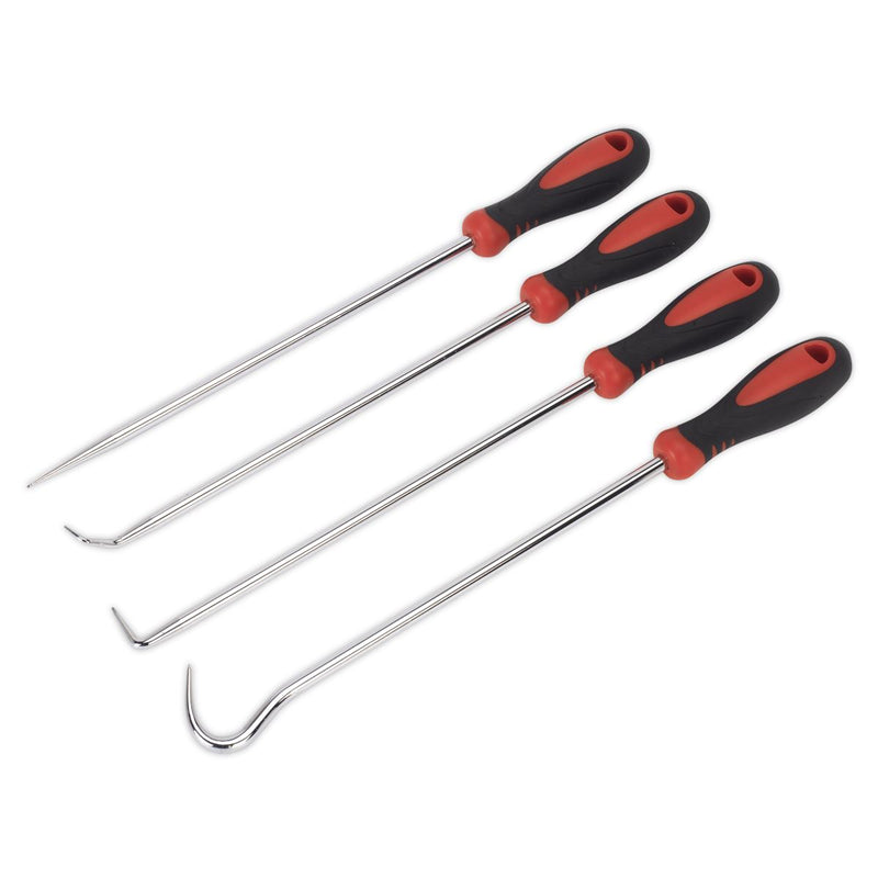 Sealey Pick & Hook Set 4pc Extra-Long VS5210 Sealey - Dynamic Drive