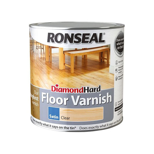 Ronseal Diamond Hard Floor Varnish Gloss 2.5 litre Ronseal - Dynamic Drive