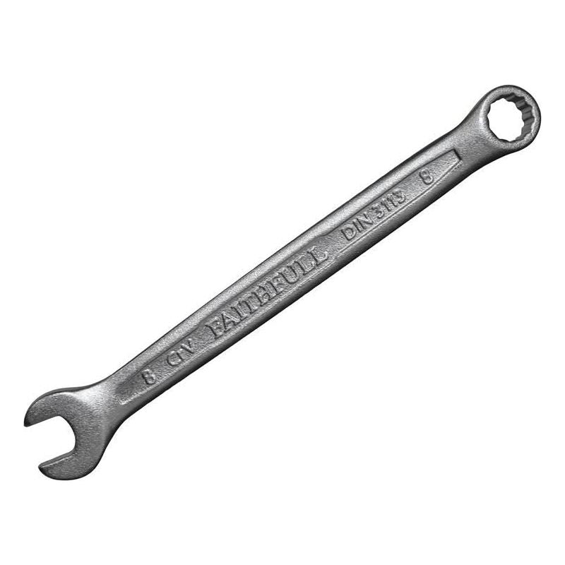 Faithfull Combination Spanner CV Satin Finish 8mm Faithfull - Dynamic Drive