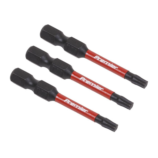 Sealey TRX-Star* T20 Impact Power Tool Bits 50mm 3pc AK8242 Sealey - Dynamic Drive