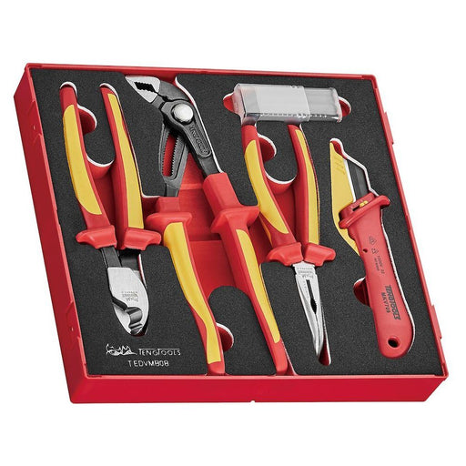 Teng Tools Insulated Plier & Knife Set FOAM2 8 Pieces Teng Tools - Dynamic Drive