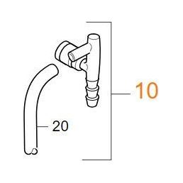 Truma Combi Elbow White 34020-63900 Truma - Dynamic Drive