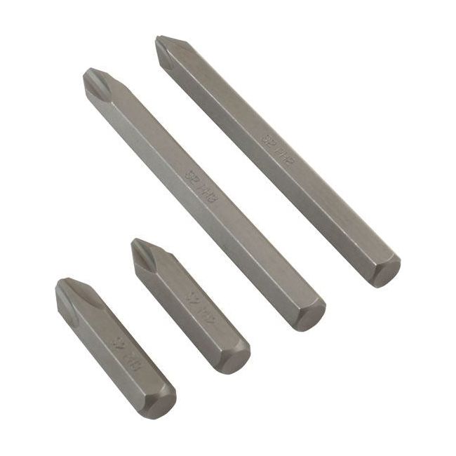Laser JIS Impact Bits 4pc 7724 Laser - Dynamic Drive