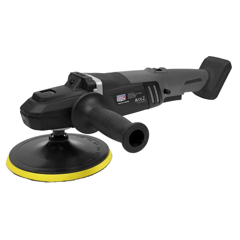 Sealey Brushless Rotary Polisher 20V SV20 Series180mm Body Only CP20VRPX Sealey - Dynamic Drive