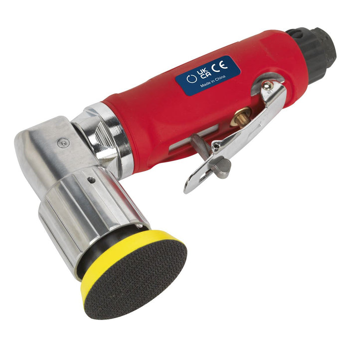 Sealey Air Orbital Sander 50mm Mini Disc Compressor Sanding Tool 1/4" BSP Sealey  - Dynamic Drive