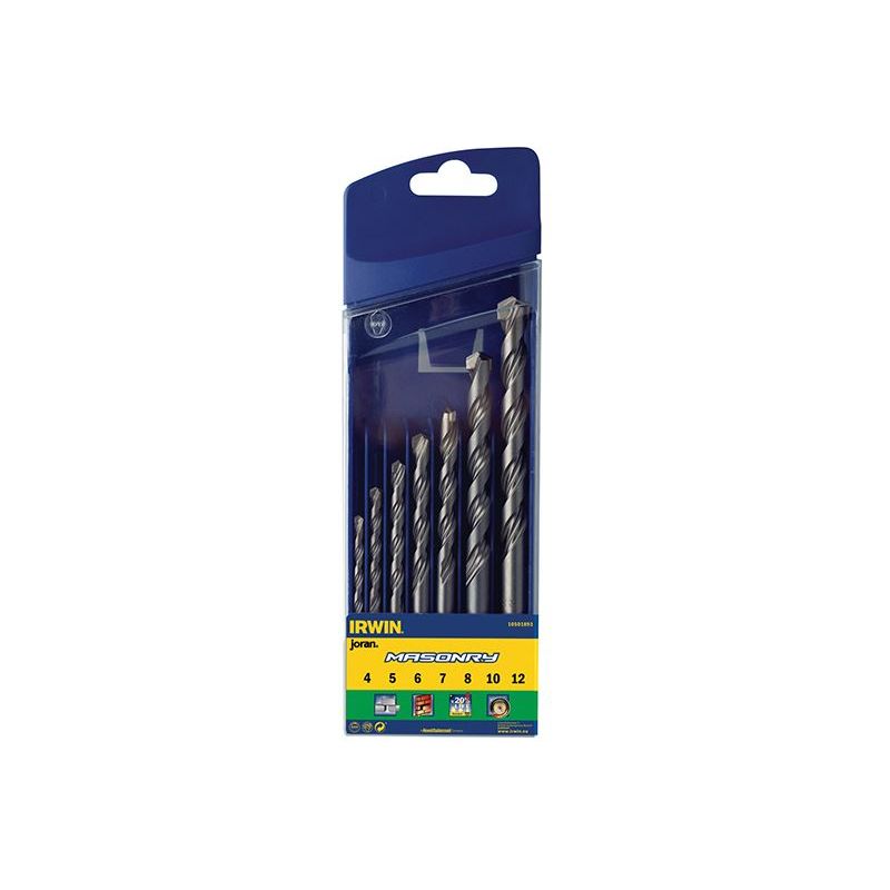 Irwin® Masonry Drill Bit Set, 7 Piece IRWIN® - Dynamic Drive