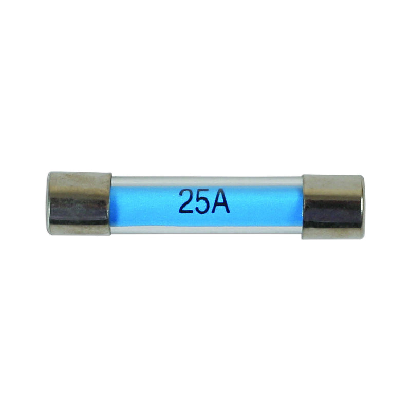 Connect Glass Auto Fuses 25A 100pc 30499 Tool Connection - Dynamic Drive