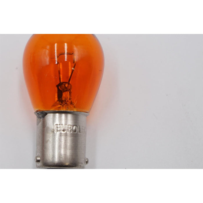 2 X 581 Amber Orange Indicator Car Bulbs Off Set Pins 12V 21W Bau15S - E Marked Eurolec  - Dynamic Drive