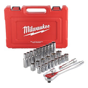 Milwaukee 1/2Dr Metric Socket Set 28Pc 4932471864 Milwaukee - Dynamic Drive
