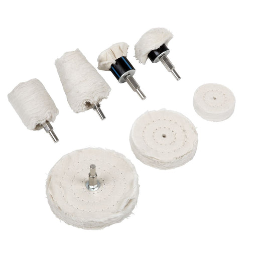 Sealey Polishing Wheel Set 8pc BGPW08 Sealey - Dynamic Drive