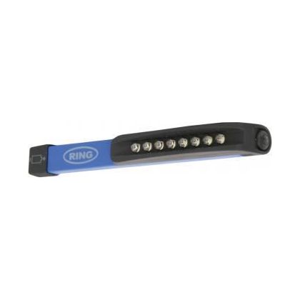 Ring 8 Led Mini Inspection Light Lamp Torch Pen With Pocket Clip & Magnet Ril50 Ring Automotive - Dynamic Drive