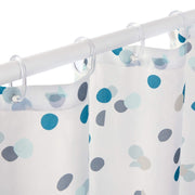 Shower Curtain White & Green Dot 234701 Rayen - Dynamic Drive