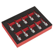 Sealey TRX-Star* Socket Bit Set 10pc 3/8"Sq Drive AK6242 Sealey - Dynamic Drive