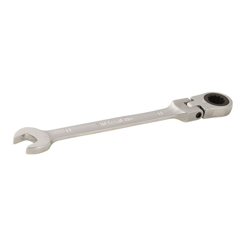 Silverline Flexible Head Ratchet Spanner 11mm Silverline - Dynamic Drive