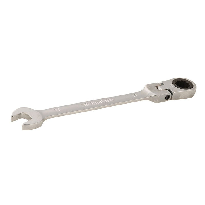 Silverline Flexible Head Ratchet Spanner 11mm Silverline - Dynamic Drive