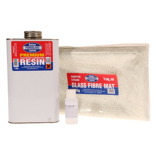 Baileys Fibreglass Premium Repair Kit 1Sq Metre for Long Lasting Repairs Baileys - Dynamic Drive