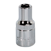Sealey WallDrive Socket 5mm 1/4"Sq Drive Fully Polished SP1405 Sealey - Dynamic Drive