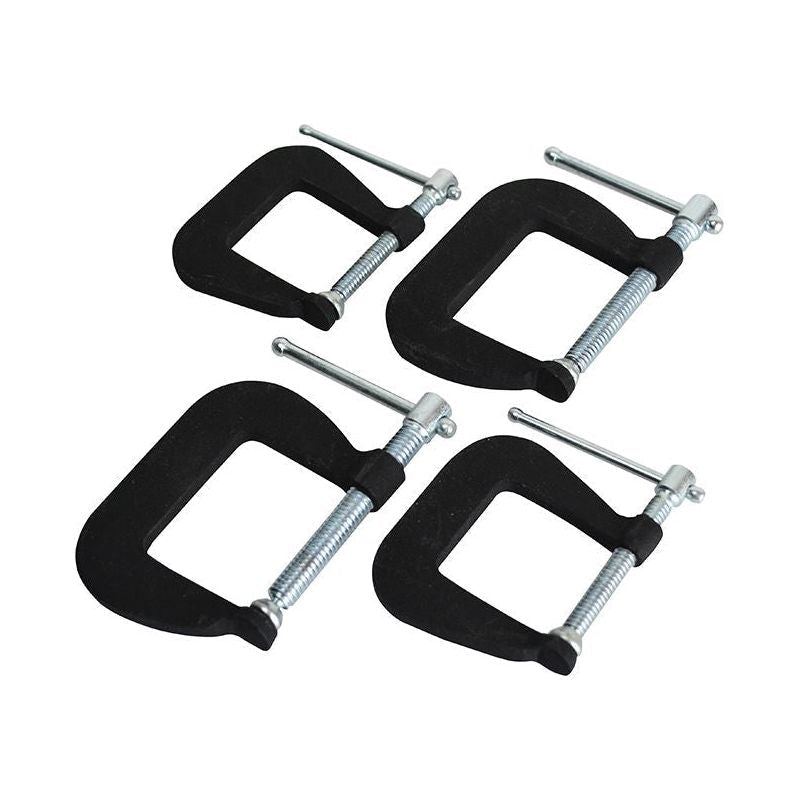 Faithfull Forged Mini Clamp Set, 4 Piece Faithfull - Dynamic Drive